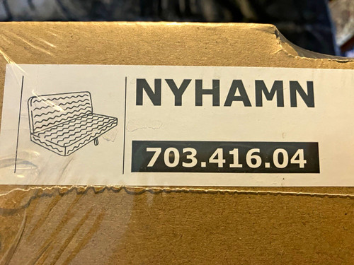 Ikea nyhamn cover grey - nyhamn, fabric