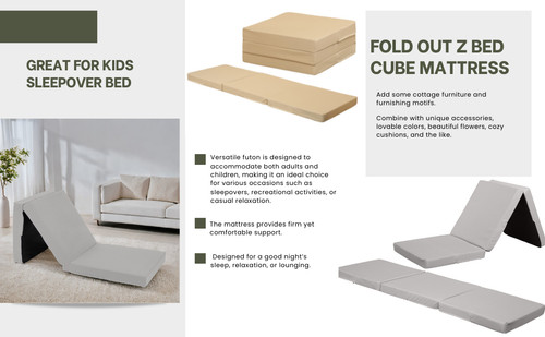 Fold out bed futon mattress - z,