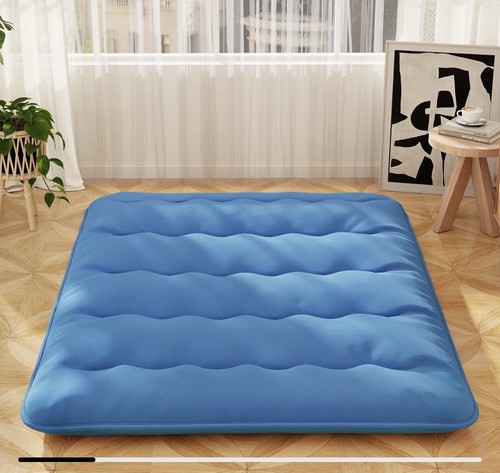 Navy blue 10cm thick futon - thick,