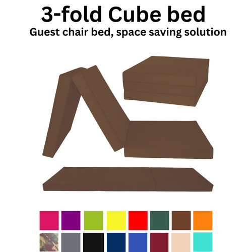 Fold cube bed - 3-fold, floor