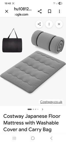 Costway single grey futon - grey,